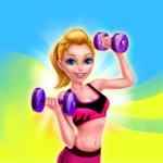 fitness girl android application logo